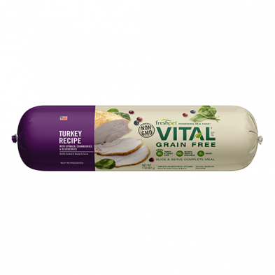 Freshpet Vital Grain Free Turkey with Vegetables