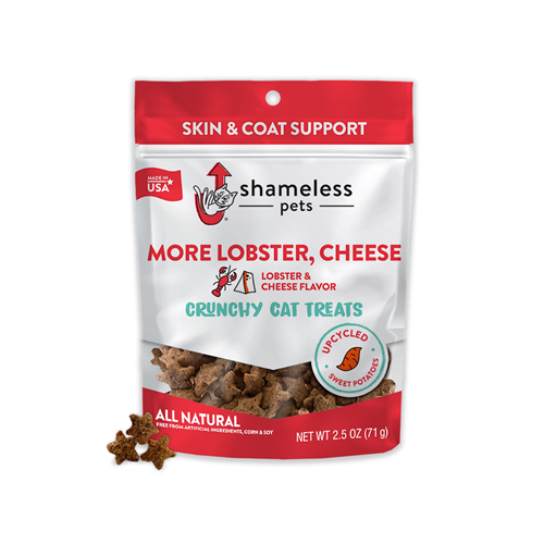 Shameless Pets Crunchy Cat Treats More Lobster, Cheese