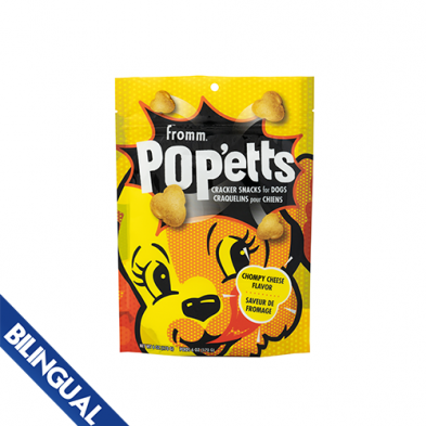 Fromm POP'etts Chompy Cheese  Snacks for Dogs