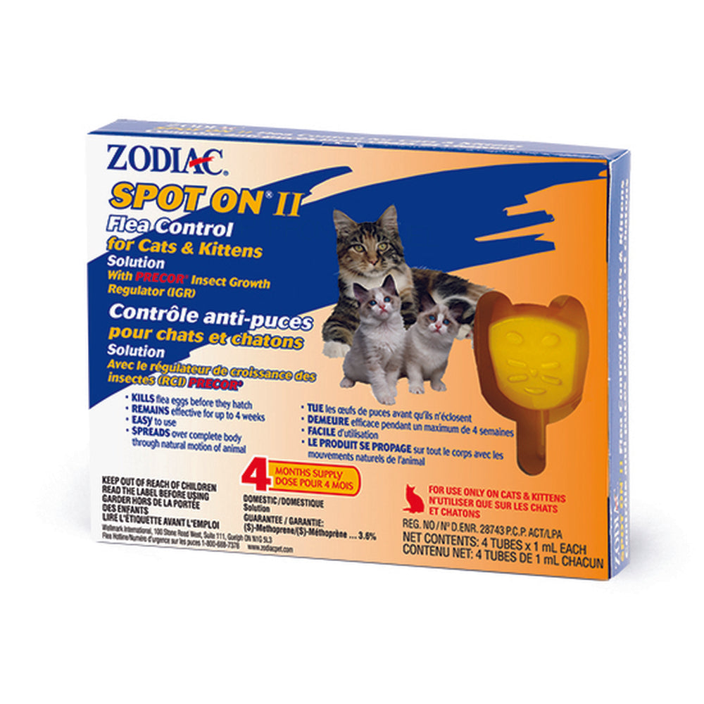 Zodiac Spot On II  Cat Flea Control